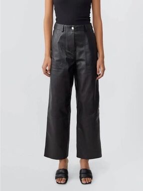 Deadwood Real Leather Pants ‘Presley’ 100% recycled and sustainable lamb leather